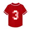 3 Years Old Birthday Baseball Shirt Boy 3rd Birthday Gift Shirts for Boys Tops Clothes (Red-3rd 4 Years) view 3