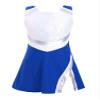 YEAHDOR Kids Girls Tennis Golf Dress Set with Shorts Racerback Tank Tops and Tennis Skirt Skorts 2 Pieces Tracksuit Set Sequins Blue 6 view 1