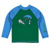 Vive La Fete Tulane University Rash Guards for Kids, Infants and Toddlers with College Logo - Polyester, Moisture Wicking Soft Fabric view 1