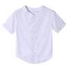 Yuji Itadori Kids Baseball Jersey Button Boys Short Sleeve T Shirts Hip Hop Fashion Casual Sports Solid Color Shirt White 2 Years view 1
