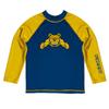Vive La Fete North Carolina A&T State University Rash Guards for Kids, Infants and Toddlers with College Logo - Polyester, Moisture Wicking Soft Fabric view 1
