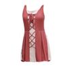 Gentle Meow Women One-Piece Swimsuits High Waisted Swimsuits Vest Spa Swimwear, Red view 1