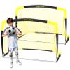 Happy Jump 7x5 FT & 5x3.6 FT Portable Soccer Goal for Youth Players Ages 614, Large-Frame Design Built for Long-Term Development, Easy Setup for Backyard, Park or School Training view 1