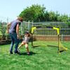Happy Jump 7x5 FT & 5x3.6 FT Portable Soccer Goal for Youth Players Ages 614, Large-Frame Design Built for Long-Term Development, Easy Setup for Backyard, Park or School Training view 2