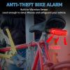 Bike Tail Light with Upgraded Remote Control, Bike Brake Light Turn Signals, USB Rechargeable Remote Bicycle Rear Light - 6 Light Modes, IP54 Waterproof. Auto On/Off, Anti-Theft, Horn (5Set) view 2