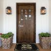 Abipuir Spring Door Mats for Outside Entry Here Comes Amazon Right Down My Driveway Rug Man Cave Accessories Funny Bathroom Decor (Size : 40X60CM) view 4
