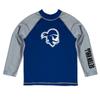 Vive La Fete Seton Hall University Rash Guards for Kids, Infants and Toddlers with College Logo - Polyester, Moisture Wicking Soft Fabric view 1