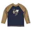 Vive La Fete Ga Tech Yellow Jackets Rash Guards for Kids, Infants and Toddlers with College Logo - Polyester, Moisture Wicking Soft Fabric view 1