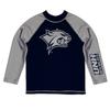 Vive La Fete University of New Hampshire Rash Guards for Kids, Infants and Toddlers with College Logo - Polyester, Moisture Wicking Soft Fabric view 1