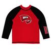 Vive La Fete Western Kentuky University Rash Guards for Kids, Infants and Toddlers with College Logo - Polyester, Moisture Wicking Soft Fabric view 1