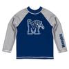 Vive La Fete University of Memphis Rash Guards for Kids, Infants and Toddlers with College Logo - Polyester, Moisture Wicking Soft Fabric view 1