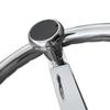 YUEWO Stainless Steel Boat Steering Wheel 3 Spoke 13-1/2" Diameters with Nut and Knob view 4