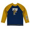 Vive La Fete Florida International University Rash Guards for Kids, Infants and Toddlers with College Logo - Polyester, Moisture Wicking Soft Fabric view 1