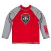 Vive La Fete The University of New Mexico Rash Guards for Kids, Infants and Toddlers with College Logo - Polyester, Moisture Wicking Soft Fabric view 1