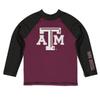 Vive La Fete Texas Am Aggies Rash Guards for Kids, Infants and Toddlers with College Logo - Polyester, Moisture Wicking Soft Fabric view 1