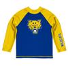 Fort Valley State University Rash Guards for Kids, Infants and Toddlers with College Logo - Polyester, Moisture Wicking Soft Fabric view 1