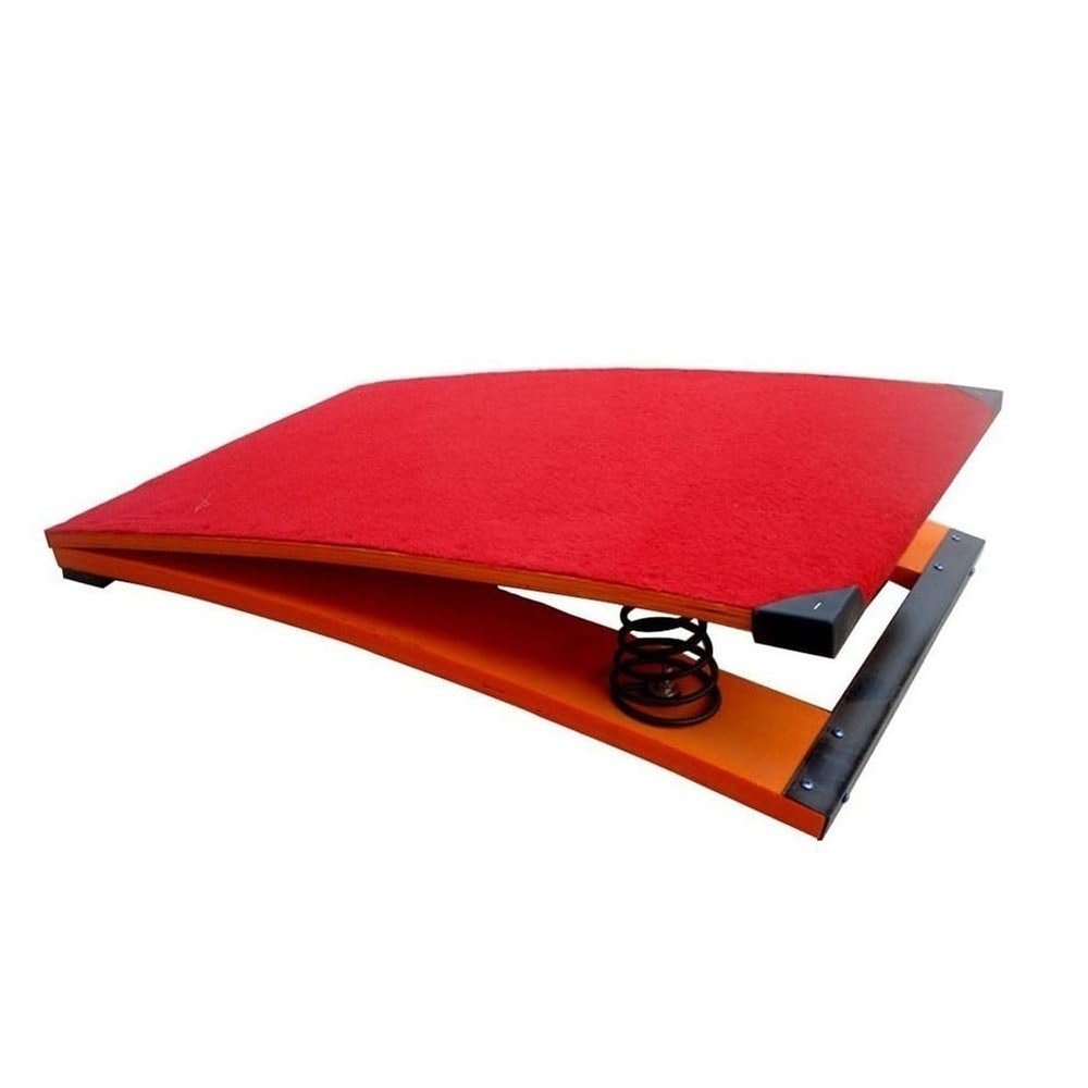 GRRICEPL Hardwood Gymnastics Springboard Junior Spring Board with 2 Steel Springs, for Home/School/Gymnasts/Beginner