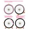 2 Pack TPU Bike Inner Tube Mountain Bicycle Tire 26/27.5'' Compatible with 26/27.5 x 1.9/2.0/2.1/2.2/2.3/2.4/2.5 Valve Length French 45mm for MTB Ultralight (Include 8 PCS Bike Inner Tire Patch) view 4