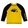 Vive La Fete Southern Miss Rash Guards for Kids, Infants and Toddlers with College Logo - Polyester, Moisture Wicking Soft Fabric view 1