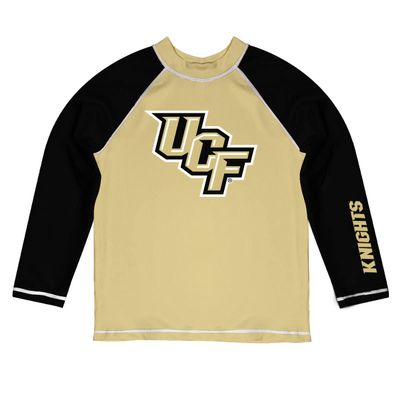 Vive La Fete University of Central Florida Rash Guards for Kids, Infants and Toddlers with College Logo - Polyester, Moisture Wicking Soft Fabric