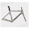 HIMALO Carbon Fiber Road Bike Frameset 46/48/50/52/54cm Wind Breaking Racing Frame Internal Routing C Brake Frame Set QR 100mm/130mm (Color : Titanium, Size : 54cm)