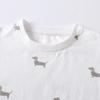 Auro Mesa Boys and Toddler 2-Piece Short Set Short-Sleeve Dog Tee Shirts Top Casual Summer Little Boys Clothing Sets view 4