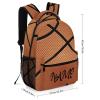 Fovanxixi Custom Basketball Texture Backpack for Kids Boys GirlsChildren Personalized Backpack with Name Text Customized Daypack Schoolbag for Student Bookbag view 2