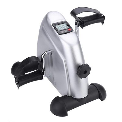 NDNCZDHC Portable Hand and Foot Pedal Trainer Undercounter Indoor Exercise Machine Bike Mini Exercise Tool with LCD Screen Display
