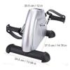NDNCZDHC Portable Hand and Foot Pedal Trainer Undercounter Indoor Exercise Machine Bike Mini Exercise Tool with LCD Screen Display view 3