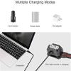GIENEX Headlamp Rechargeable, 1100 Lumen Super Bright Motion Sensor Head Lamp Flashlight, Waterproof LED Headlight with White Red Light, 4 Modes Head Lights for Camping Cycling Running Fishing view 4