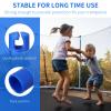 Geelin 6 Pcs 1 Inch Trampoline Net Pole Cap Trampoline Enclosure Pole caps Replacement Parts for Flat Steel Sheet Top Ring System, Blue view 4