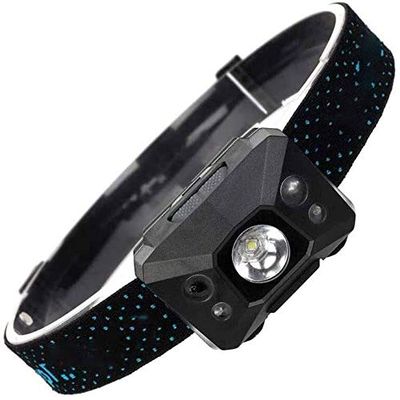 GIENEX Rechargeable headlamp, LED 5 Modes USB Rechargeable Waterproof Flashlight Head Lights for Camping, Hiking, Outdoors