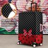 dicilly Luggage Covers for Suitcase Washable Red Bow Suitcase Cover Baggage Covers Fit 22-24 Inch Luggage view 3