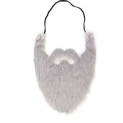 Fake Beard Men'S,Fake Beard,Party Fake Beard, Male Fake Beard, Game Grey Mustache, Fake Beards for Adults Kids, Festival Dressing, Party, Festival Performances, Game Activities