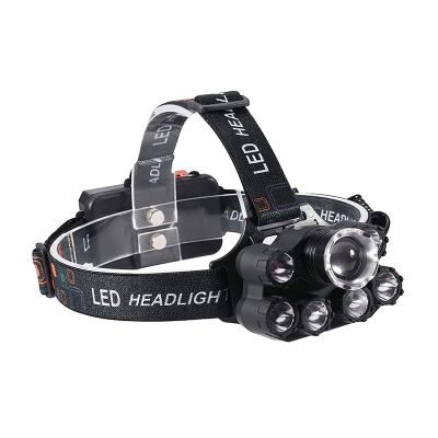 GIENEX Headlamp, Telescopic Zoom High Lumens Ultra Bright Head Lamp,Rechargeable LED Work Headlight Flashlight Waterproof Flashlights Headlamps for Adults Running Camping Fishing Hiking Biking