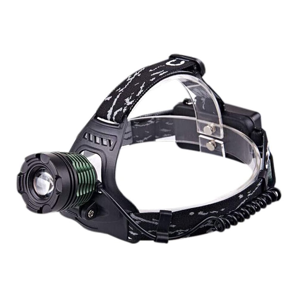 GIENEX LED Headlamp, Charging Zoom Long-Range Head-Mounted Fishing Light Head-Mounted Strong Light Flashlight