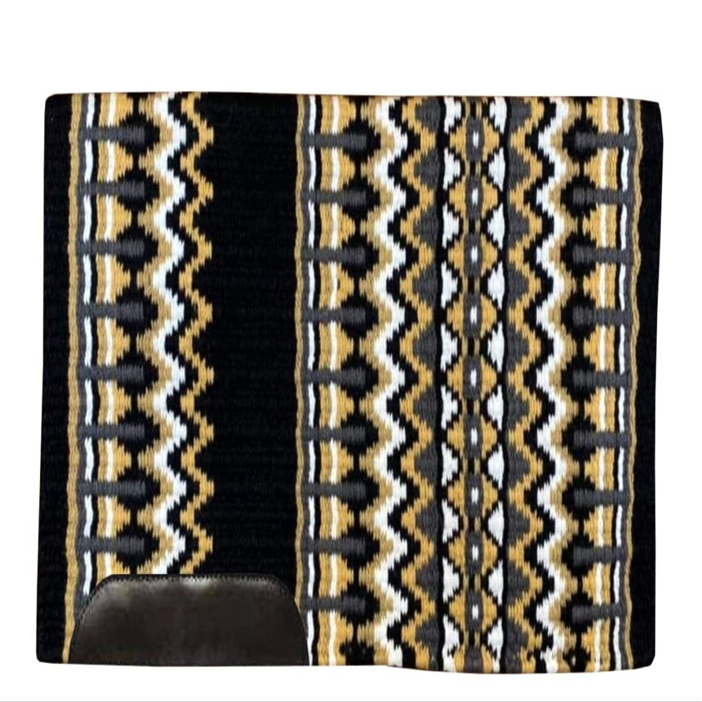 Western Saddle Pad/Show Ranch Pad Custom Handmade New Zealand Wool Oversized ME-WSP-022 (34 x 38 Inches)