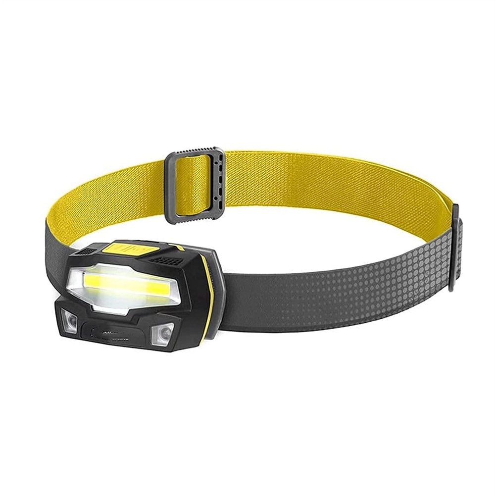 GIENEX Rechargeable Headlamp Flashlight - 230 Lumen, up to 30 Hours of Constant Light on a Single Charge, Bright Led + Red Light, Compact, Easy to Use, Lightweight Comfortable Headlight