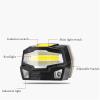 GIENEX Rechargeable Headlamp Flashlight - 230 Lumen, up to 30 Hours of Constant Light on a Single Charge, Bright Led + Red Light, Compact, Easy to Use, Lightweight Comfortable Headlight view 2