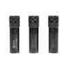GRITR 12 Gauge Pattern Control Steel Tube 3-Pack - Beretta/Benelli Mobil Thread - Extended Constriction Tubes for Hunting & Sporting Clays - Zipper Case & Wrench Included, Green view 1