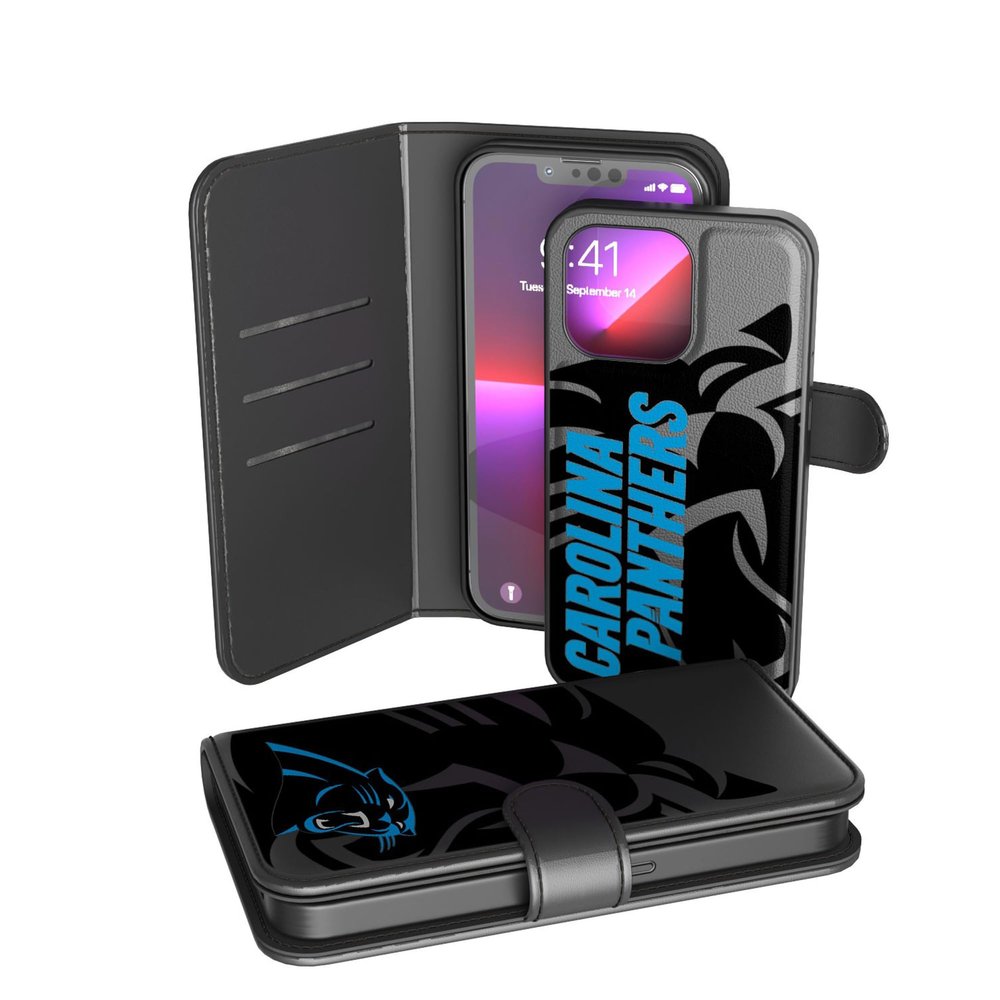 Keyscaper Carolina Panthers iPhone Wallet Case