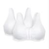 Bestform 5006014 Comfortable Unlined Wireless Cotton Stretch Sports Bra with Front Closure view 1