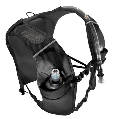 FITLY Sub180 Running Hydration Vest for Men & Women - Trail Running Vest with Water Bladder with 4 Pockets, 1L Bladder, 250ml Soft Flask - Anti-Sway Pack Gear - One Size Fits All