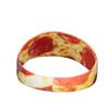 Unisex Headband/Sweatband. Best for Sports, Fitness, Working Out, Yoga. Tapered Design. Reversible. (Pizza) view 3