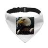 USA Bald Eagle Pet Bandana Collar - Unique Scarf Collar - Cool Art Dog Bandana - XL view 1