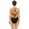 Dolfin Basic Women's Black Tie Back One Piece Swimsuit (28, Black) view 2