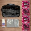 CornholeAce Cluster Flux | Pink | ACE Pro Bag Kit: 4 Bags + Break-in Kit + Carry Case | Professional Cornhole Bags Dual Sided Slick Stick All Weather view 2