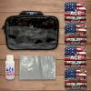 CornholeAce Cluster Flux | USA Flag Bricks | ACE Pro Bag Kit: 4 Bags + Break-in Kit + Carry Case | Professional Cornhole Bags Dual Sided Slick Stick All Weather view 2