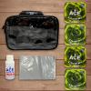 CornholeAce Cluster Flux | Yellow | ACE Pro Bag Kit: 4 Bags + Break-in Kit + Carry Case | Professional Cornhole Bags Dual Sided Slick Stick All Weather view 2