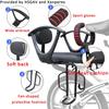 IMYOGI Baby Safety Seats for Bicycle, Rear Child Bike Seat Carrier Rack Mount with Pedals Seat Belt, Waterproof and Wear-Resistant, for 2-10 Years Kids Toddler (Color : A Style Armrest) view 2